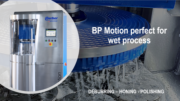 Our new brushing machine BP Motion now replaces the BP Mx for all wet process applications
